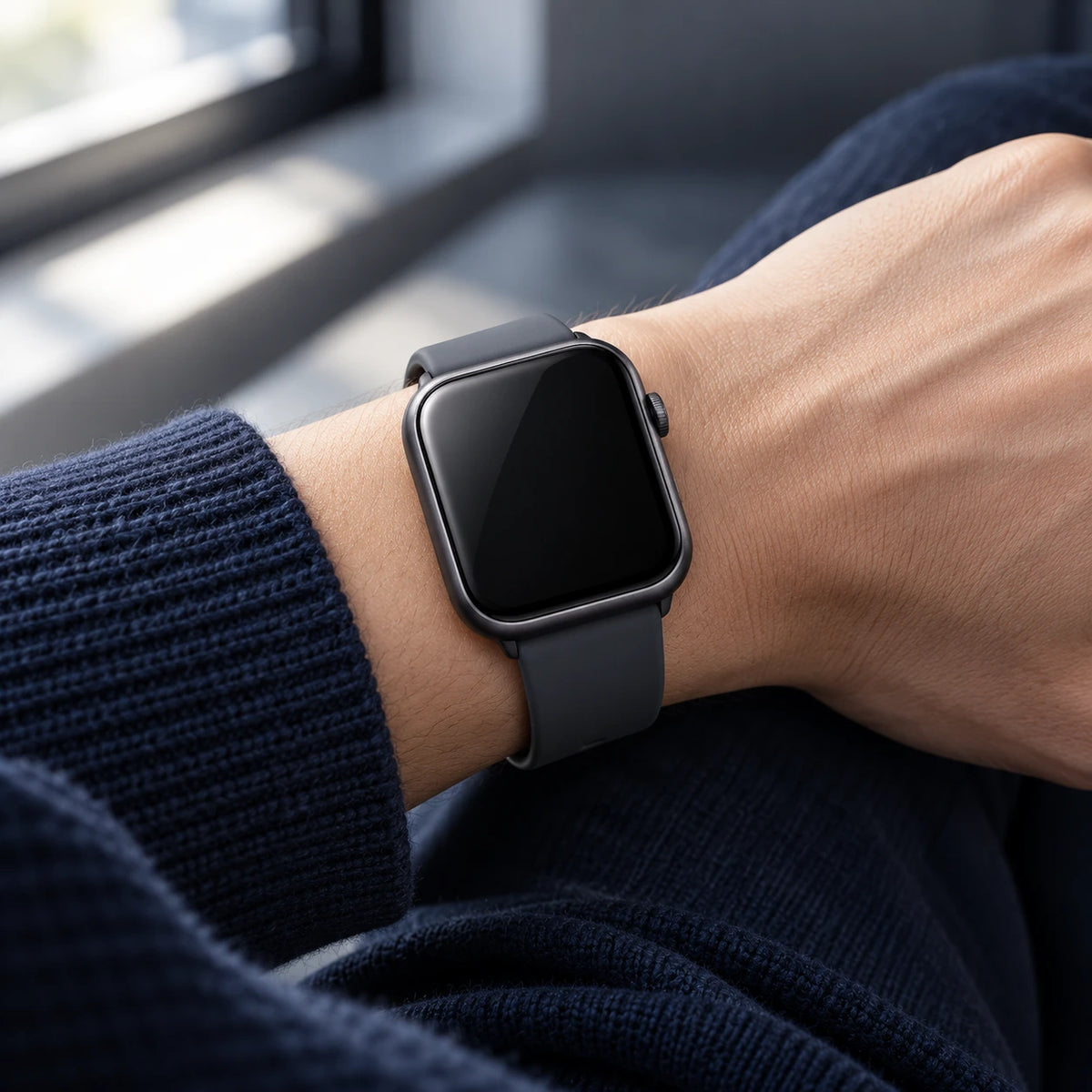 kinsorea Arc Watch: everyday setting; surrounding objects are styling only