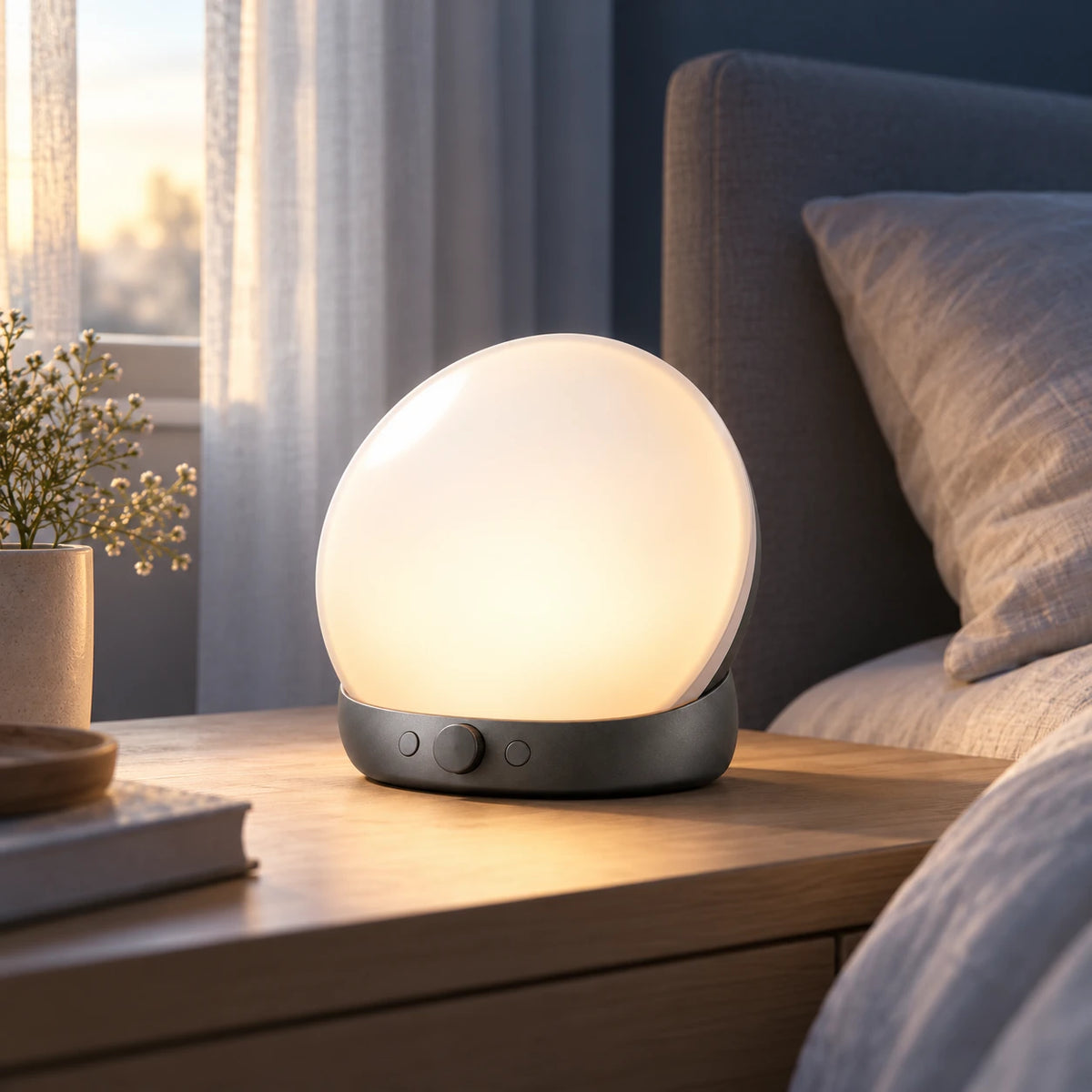 kinsorea Dawn Clock: everyday setting; surrounding objects are styling only